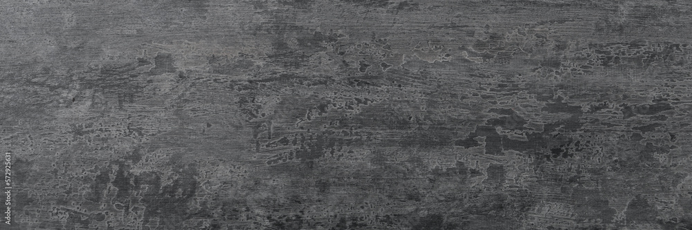 Texture of dark grey stone surface as background, closeup. Banner design