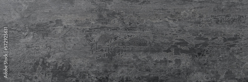Texture of dark grey stone surface as background, closeup. Banner design