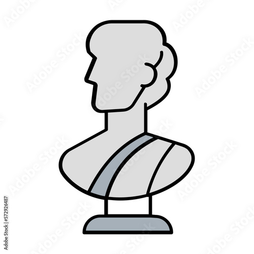 Statue Vector Icon Fully Editable

