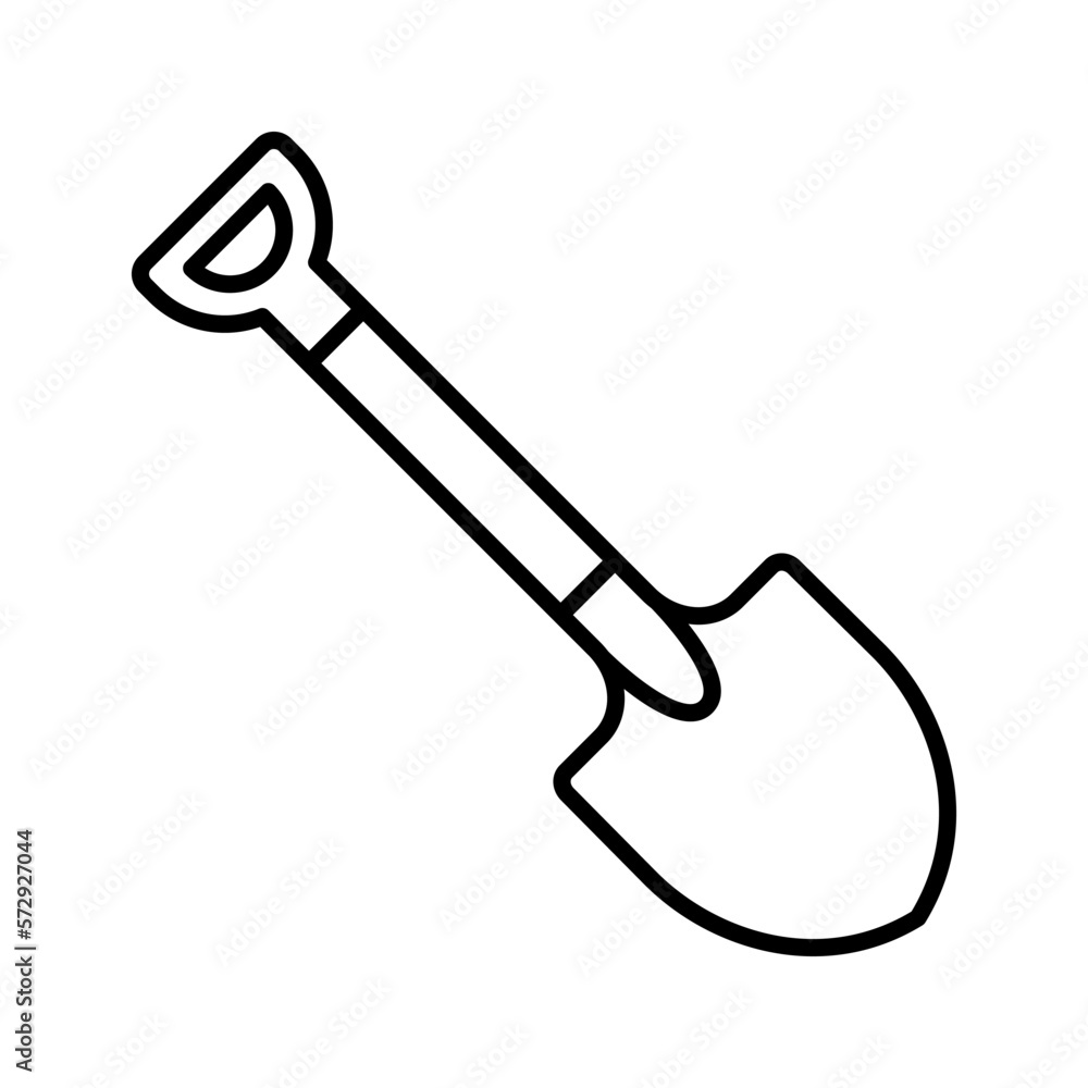 Garden shovel icon Shovel for digging and construction. Garden shovel icon Shovel for digging and construction.
