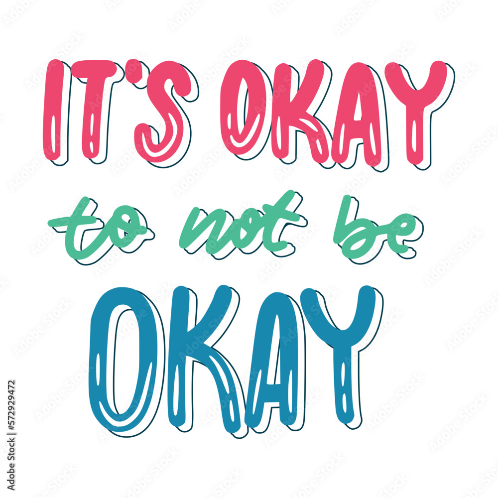 Mental Health Lettering Sticker Mental Health Lettering Sticker