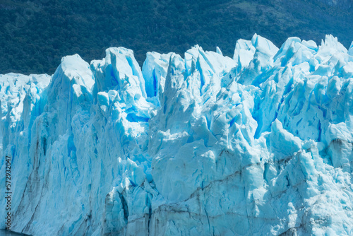 Closer view of the beautiful Perito Moreno Glacier - El Calafate, Argentina