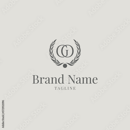Wheat GO fashion elegance luxury logo grey