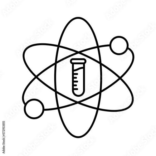 Experiment electron Vector Icon

