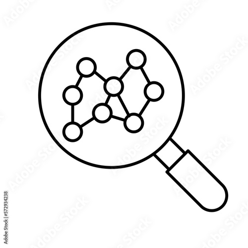 Virus finding Vector Icon


