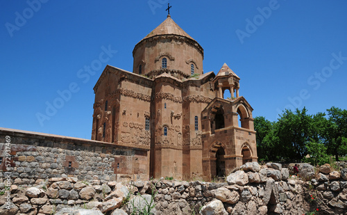 Located in Van, Turkey, Akdamar Church was built in the 10th century. photo