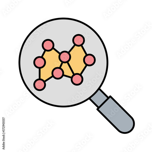 Virus finding Vector Icon


