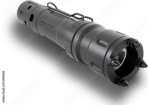 Tactical flashlight designed to also break through windows