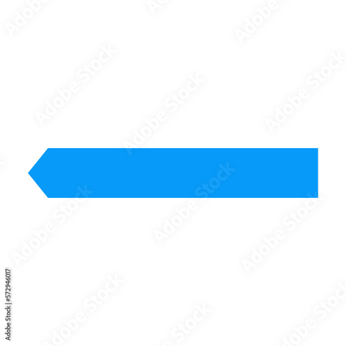 Free Download Blue ribbon for design, discount offer and gift. Retro style. Flat ribbon illustration. - GFXLoad