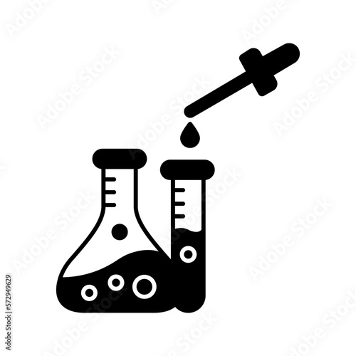 Chemical dropper Vector Icon

