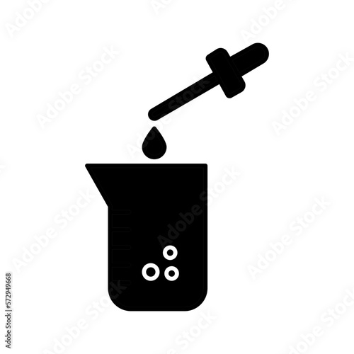  Chemical test Vector Icon

