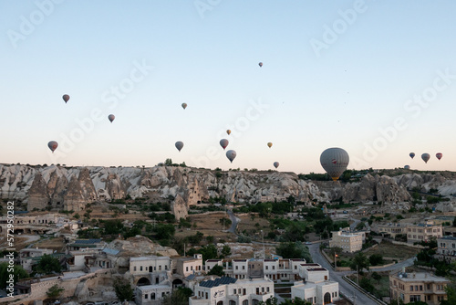 Balloons dance in the skies of Cappadocia