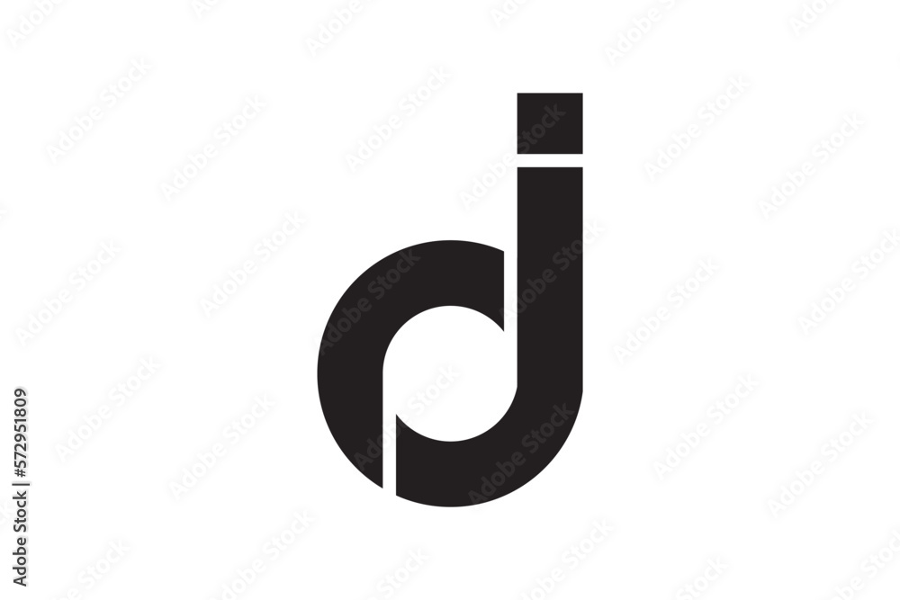 Creative Letter dj logo design Creative Letter dj logo design
