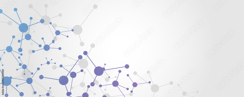 Naklejka premium DNA scientific research concept abstract background