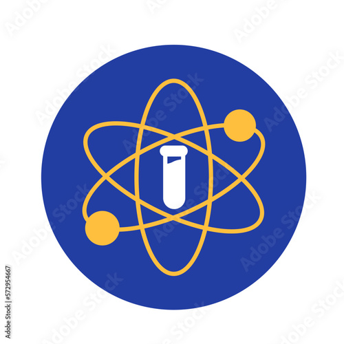 Experiment electron Vector Icon

