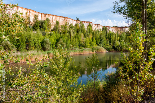 Summer landscape: a river in a former pit called the White Well near the city of Voronezh © Beliakina Ekaterina