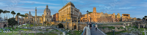 Rom Trajansforum Panorama photo