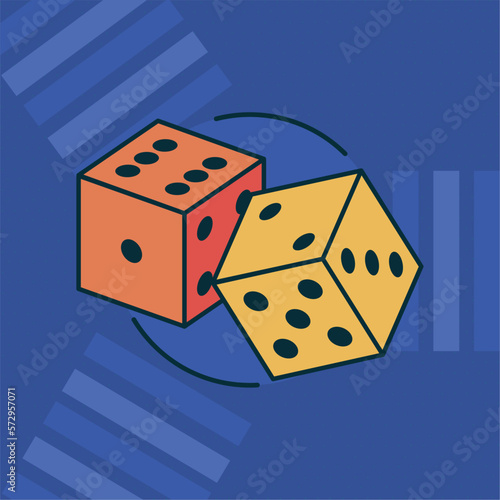 dices game retro style