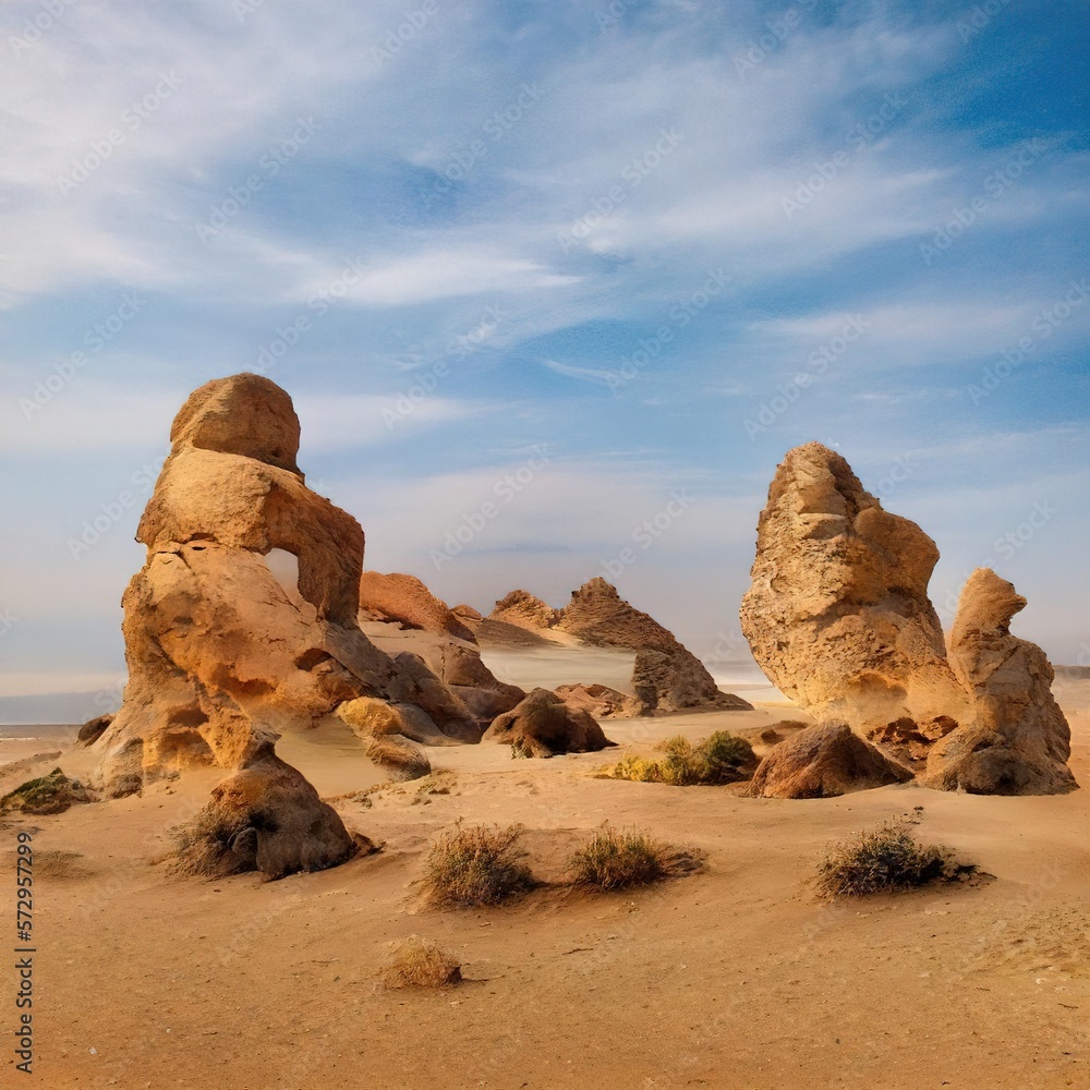 rocks in the desert