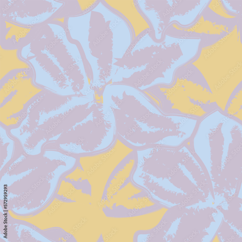 Abstract Floral Seamless Pattern Design Abstract Floral Seamless Pattern Design