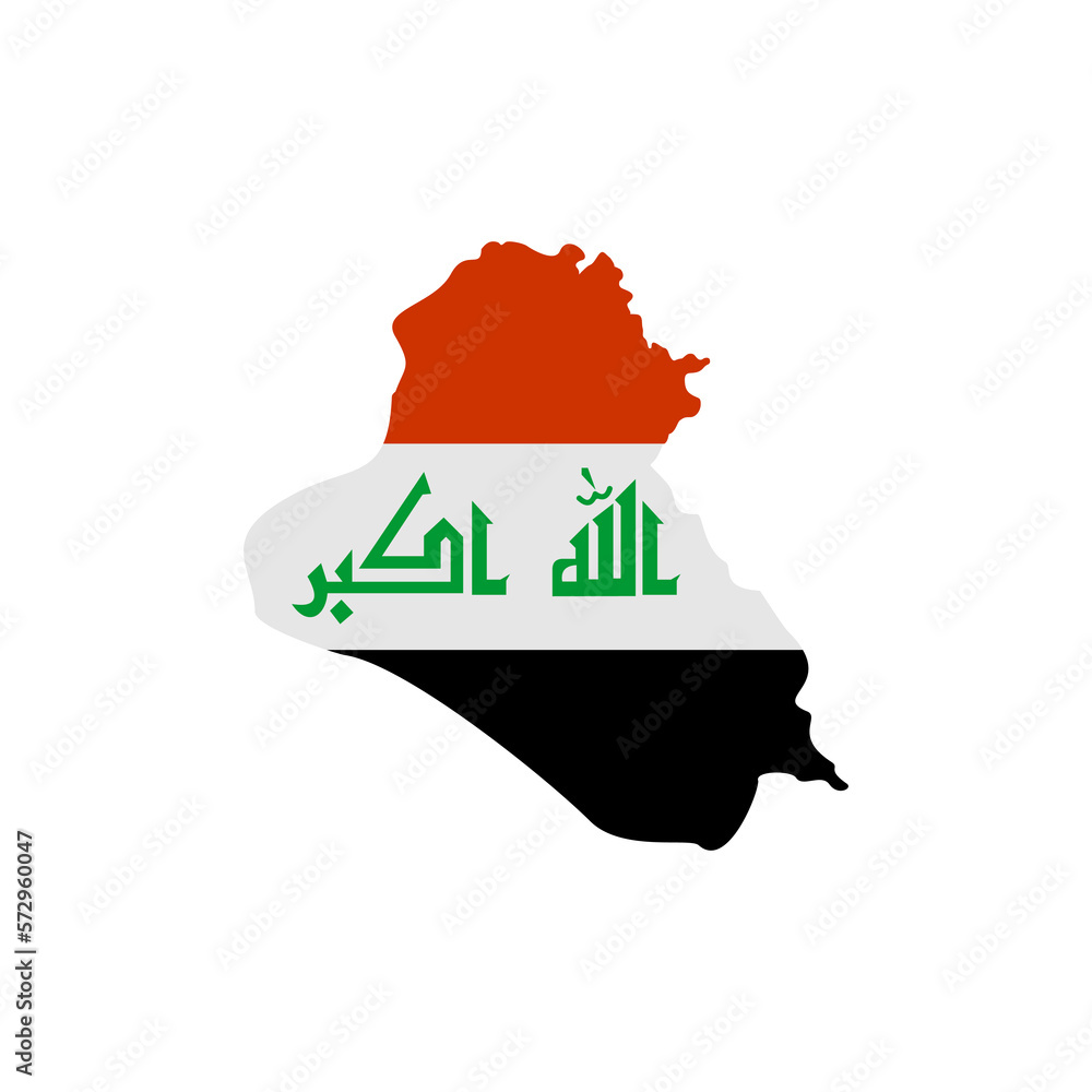 Iraq flags icon set, Iraq independence day icon set vector sign symbol