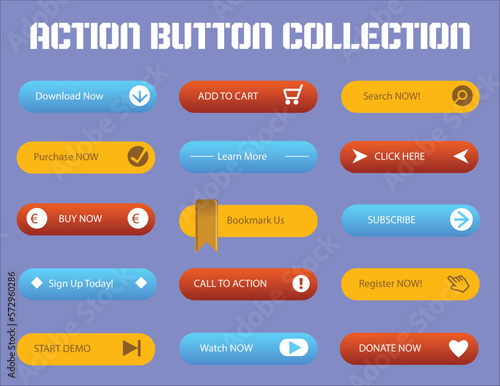 cta web button collection