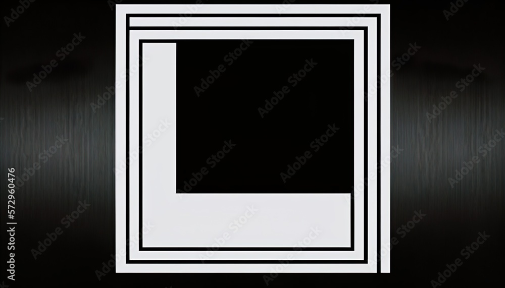 frame on black frame on black