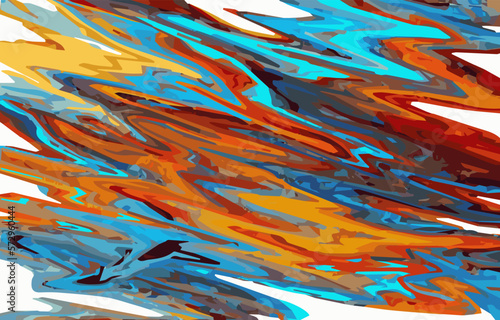 colorful melted oil paint vector illustration eps.10