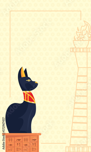 bastet and column frame
