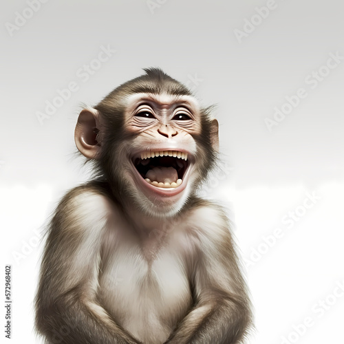 Happy Baboon - Funny Monkey © premiumdesign