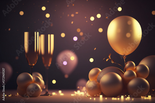 beautiful celebration minimalist backgroun design consept
