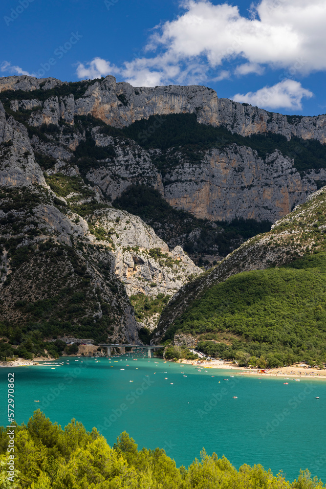 Lake of Sainte-Croix in Var department, Provence, France Lake of Sainte-Croix in Var department, Provence, France