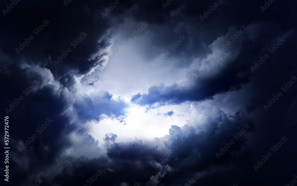 Dramatic Storm Clouds Background