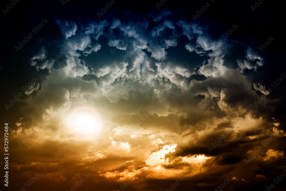 Cloudscape with a Light