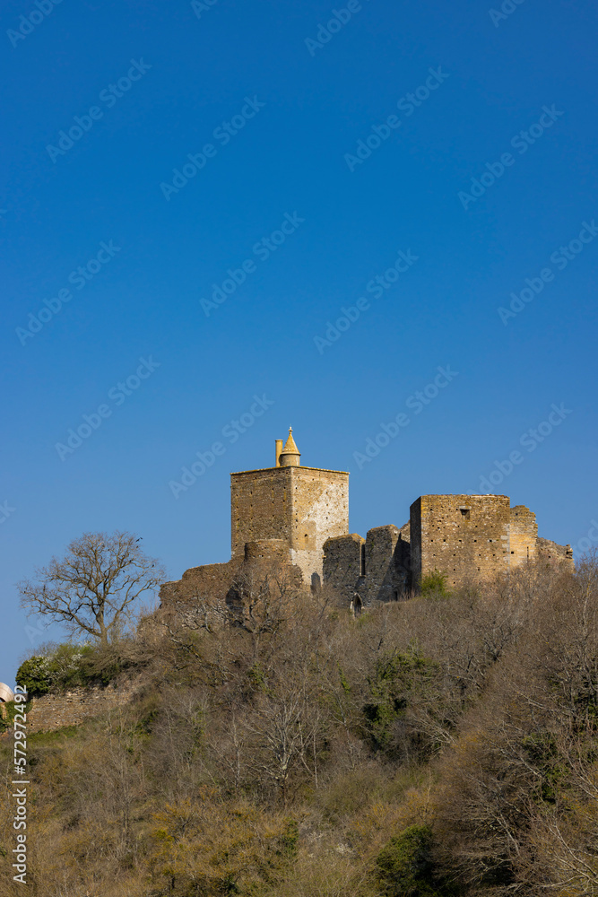 Brancion castle (Chateau de Brancion), Martailly-les-Brancion, Burgundy, France
