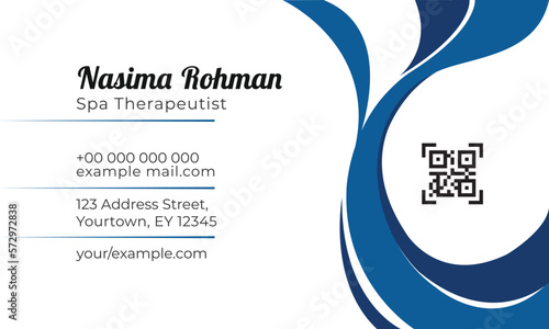 Beauty and spa business card
