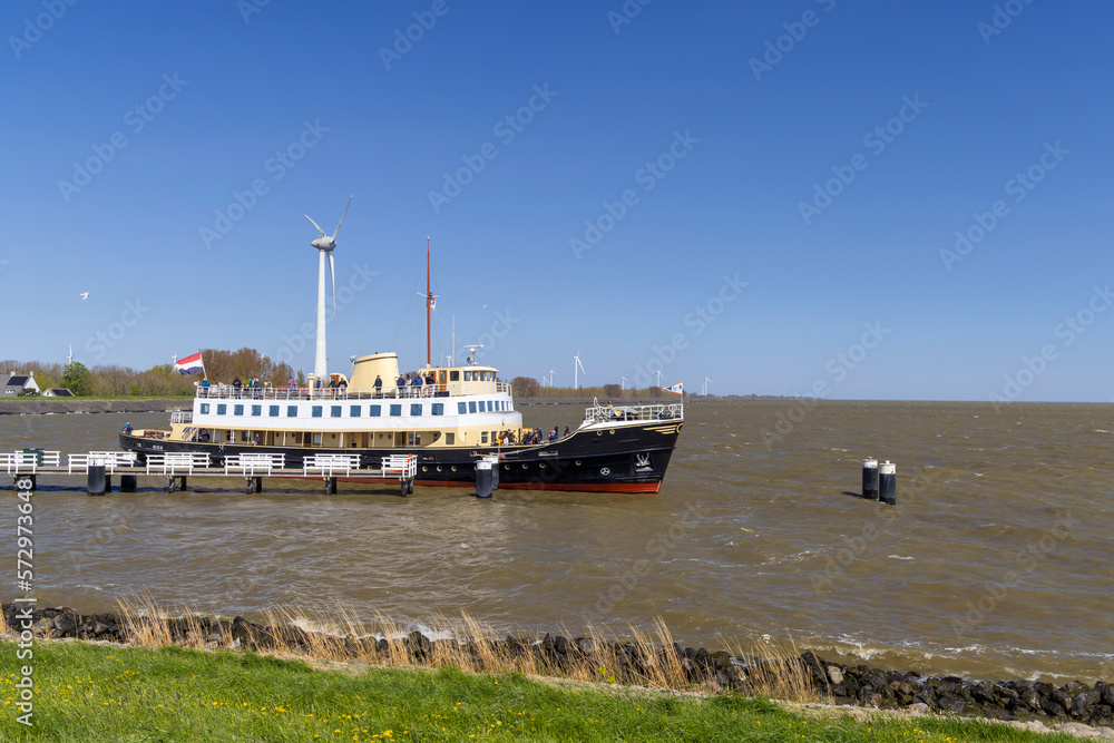 Historic cruise ship, Medemblik, The Netherlands