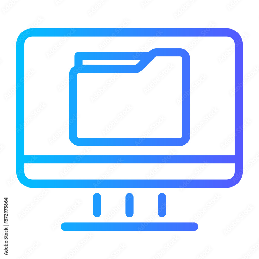 folder gradient icon folder gradient icon