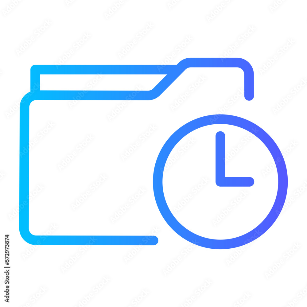 folder gradient icon folder gradient icon