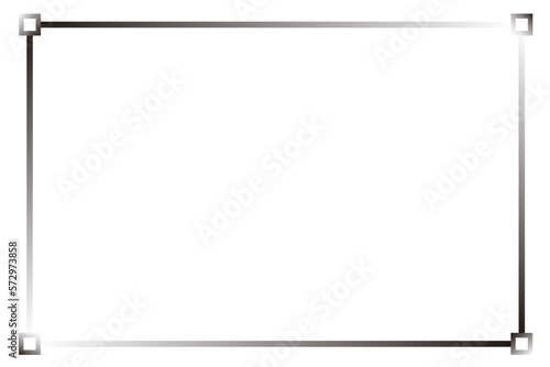 黒のフレーム素材