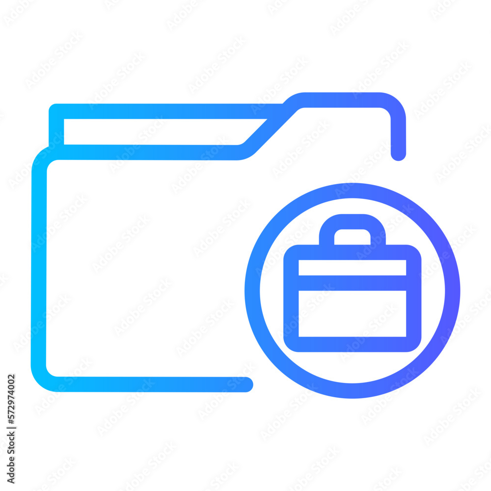 folder gradient icon folder gradient icon