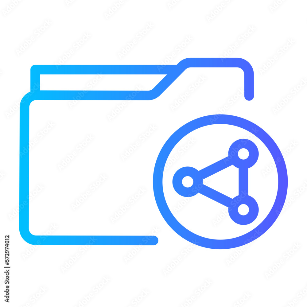 folder gradient icon folder gradient icon