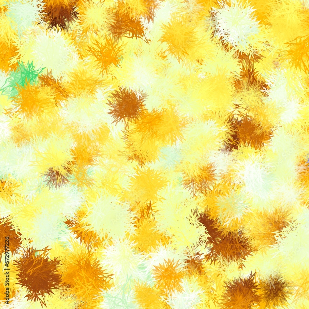 Abstract random chaotic brush strokes. Yellow, brown and green colors. Floral pattern Abstract random chaotic brush strokes. Yellow, brown and green colors. Floral pattern