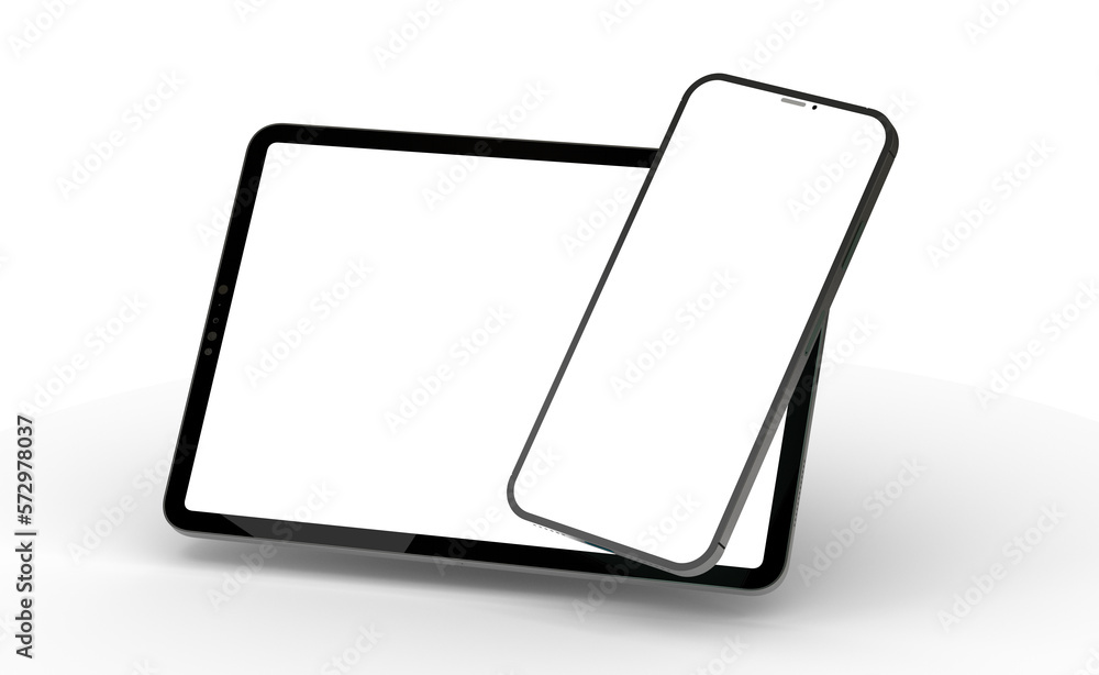 tablet pc - Modern black tablet computer isolated on white background. tablet pc - Modern black tablet computer isolated on white background.