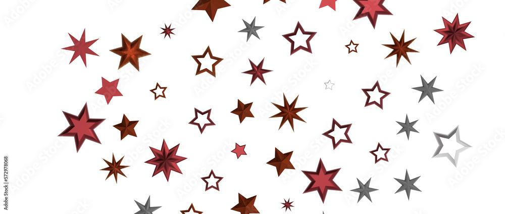 golden stars - in red golden stars - in red