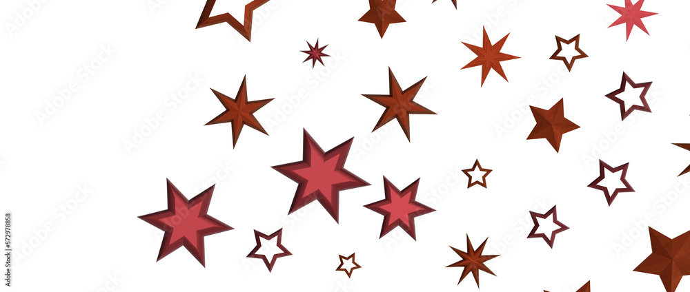 golden stars - in red golden stars - in red
