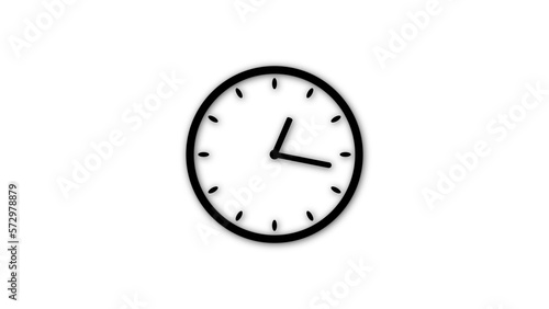 abstract modern clock illustration background 