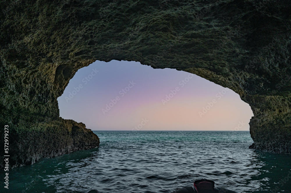 Purple Hues of the Algarve: Exploring the Mystical Depths of a Cave