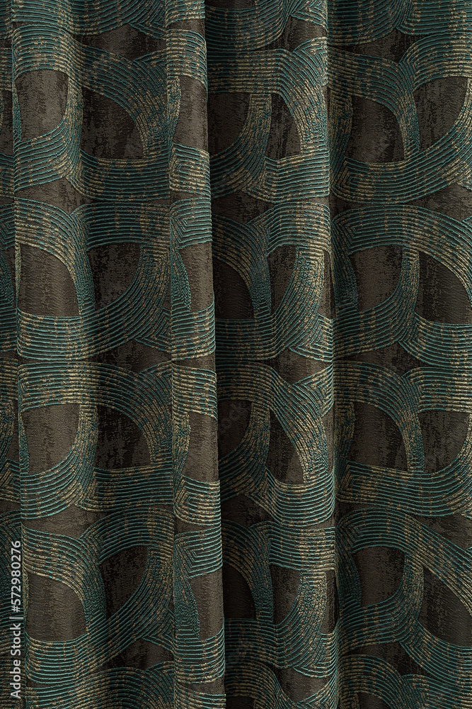 Fototapeta premium A beautiful curtain with a catch.