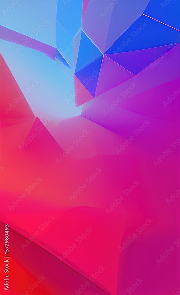 Abstract colorful triangular background. Generative ai art. Abstract colorful triangular background. Generative ai art.
